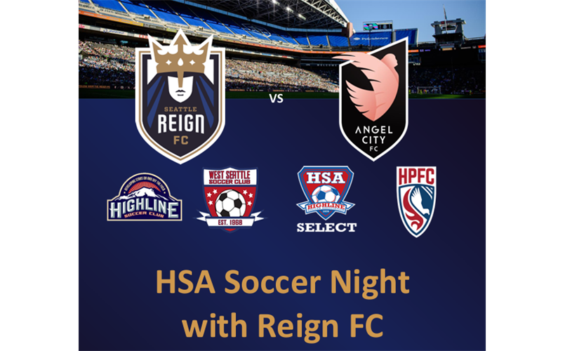 HSA Night at Seattle Reign FC, August 1