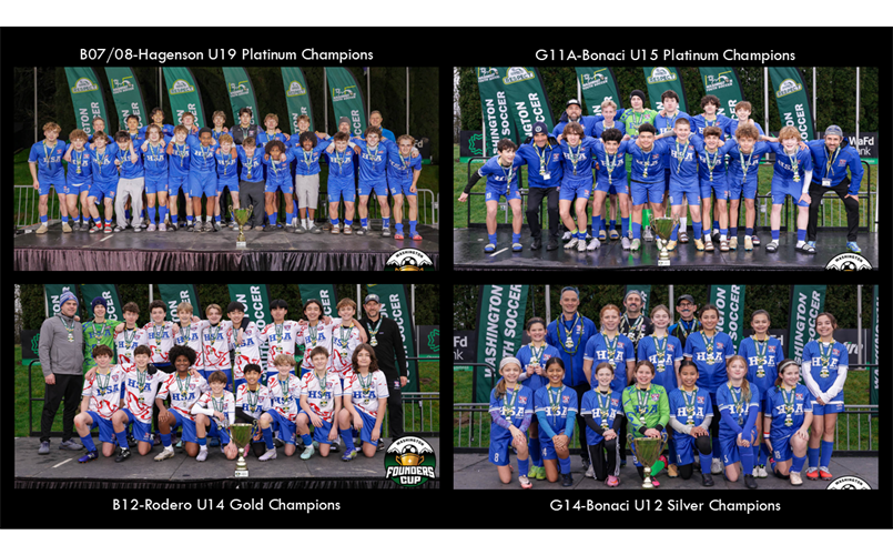 Congrats to our 4 Founders Cup Champions!